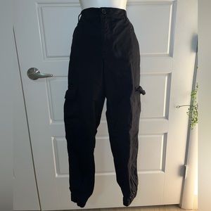 Black cargo pants